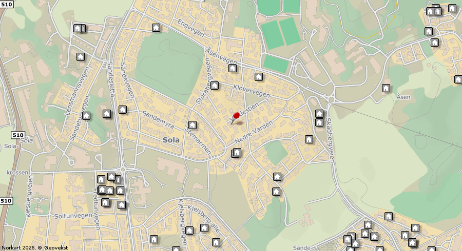 Bilde av kartet på finn.no