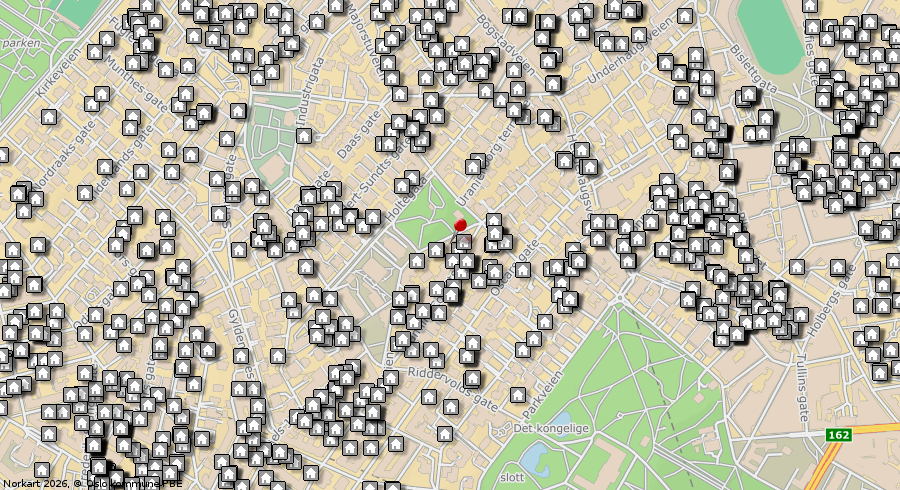 Bilde av kartet på finn.no