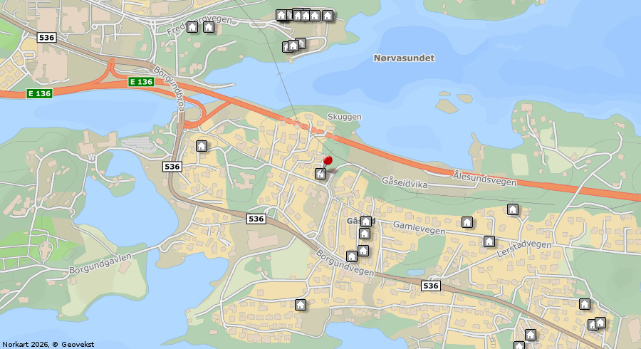 Bilde av kartet på finn.no